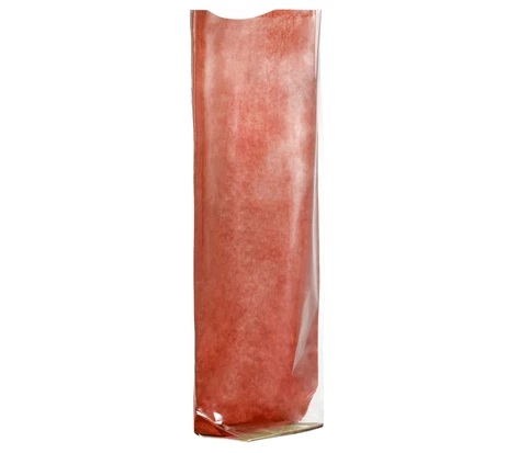 Polypropylene Bag with Red Kraft Paper Back